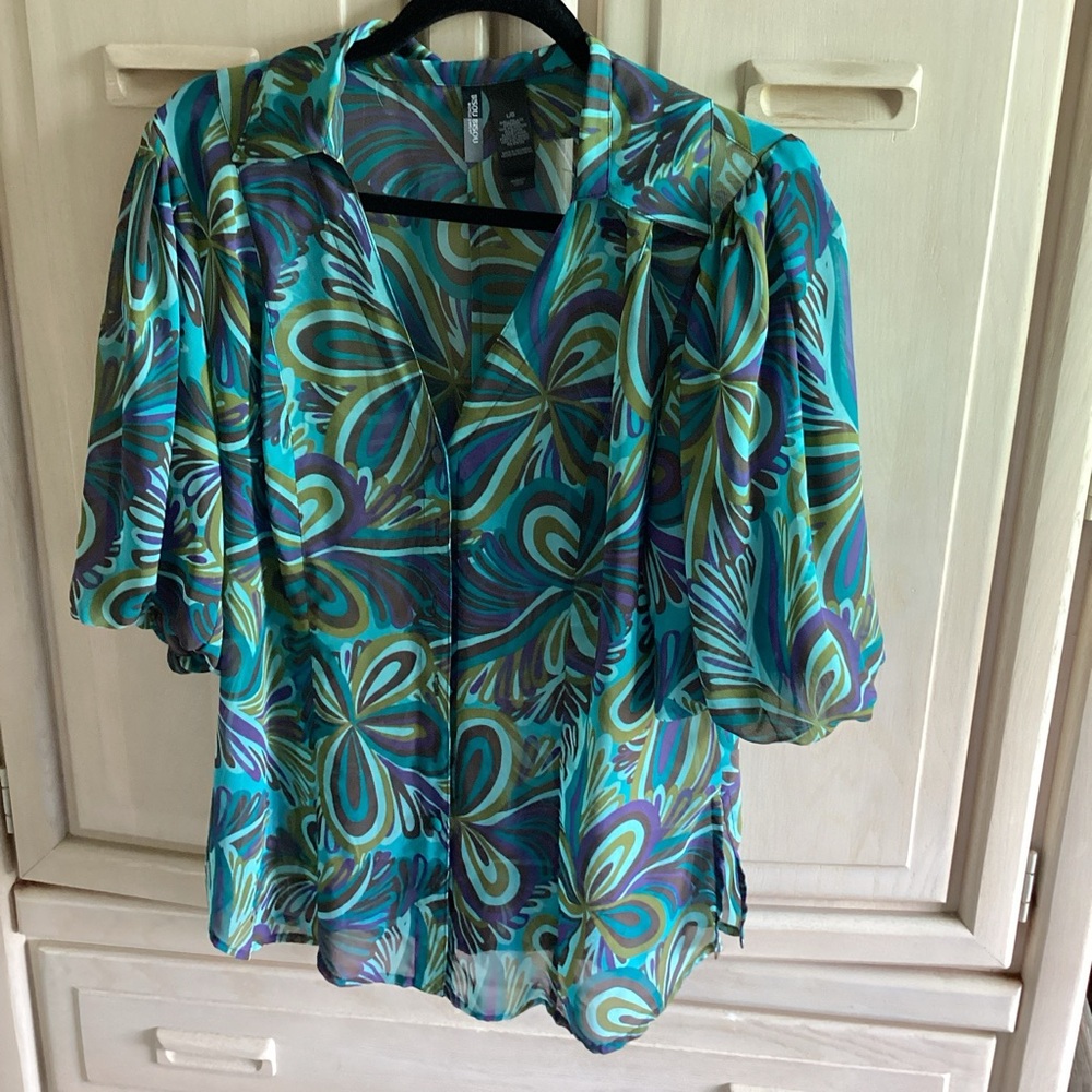 Boho paisley blouse